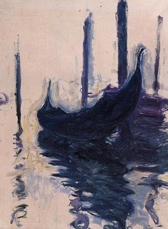 Gondola in Venice – Claude Monet