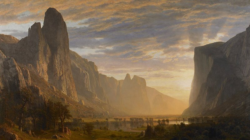 Looking Down Yosemite Valley