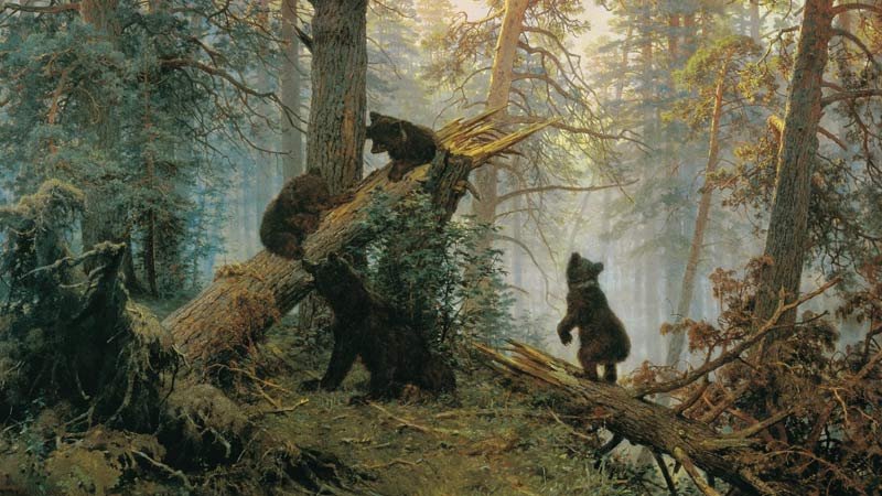 Morning in a Pine Forest – Ivan Shishkin and Konstantin Savitsky