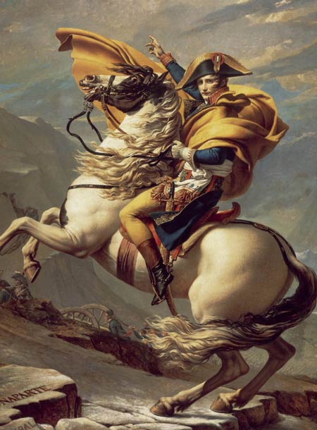 Napoleon Crossing the Alps – Jacques-Louis David