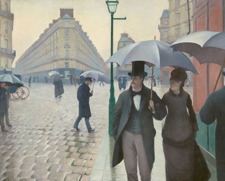 Paris Street; Rainy Day – Gustave Caillebotte