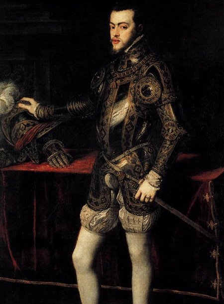Philip II in Armour – Titian