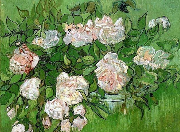 Pink Roses – Vincent van Gogh