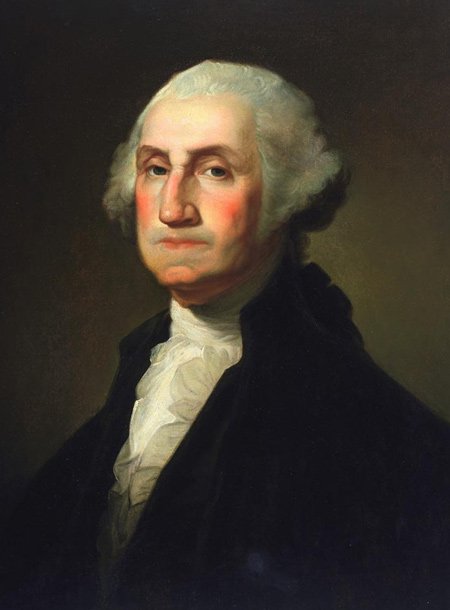 Portrait of George Washington – Robert Edge Pine