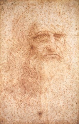 Portrait of a Man in Red Chalk – Leonardo da Vinci