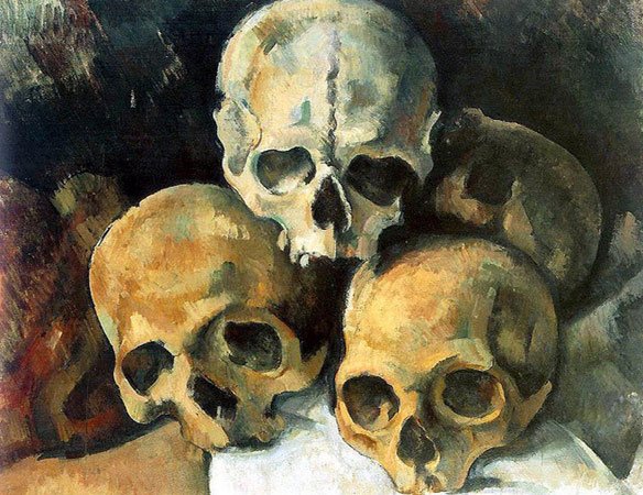 Pyramid of Skulls – Paul Cézanne