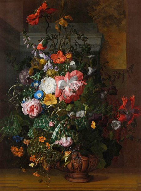 Roses, Convolvulus, Poppies