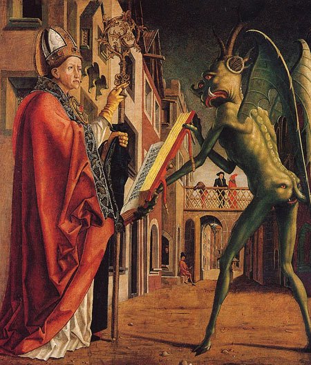 Saint Augustine and the Devil 