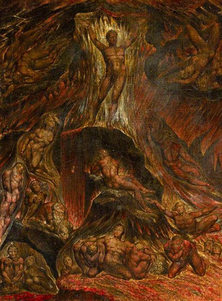  Satan Calling Up His Legions – William Blake