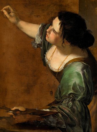 Self-Portrait as the Allegory of Painting – Artemisia Gentileschi