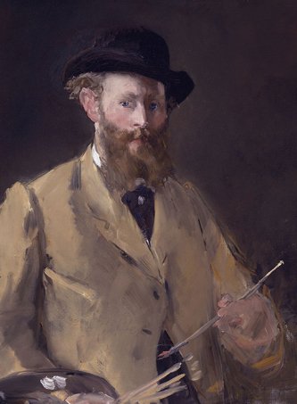 Self-Portrait with Palette – Édouard Manet 