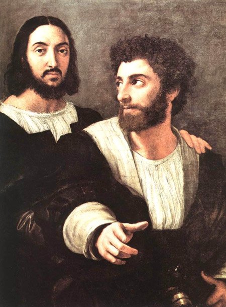 Self-Portrait with a Friend – Raphael
