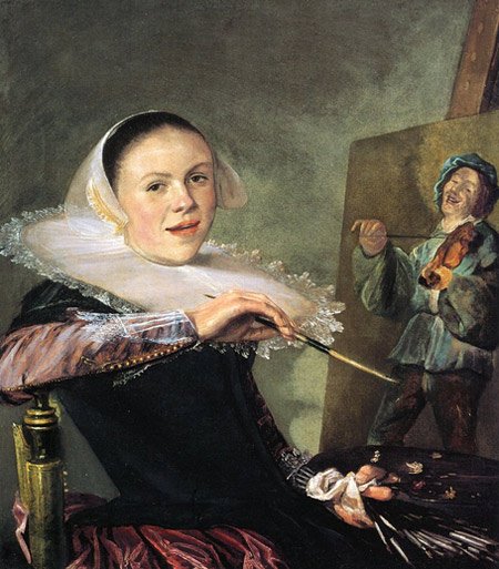 Self-portrait by Judith Leyster