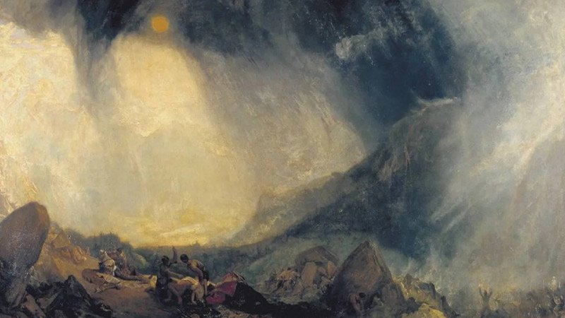 Snow Storm: Hannibal and his Army Crossing the Alps