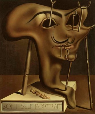 Soft Self-Portrait with Grilled Bacon – Salvador Dali
