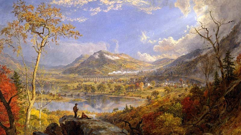  Starrucca Viaduct, Pennsylvania– Jasper Francis Cropsey