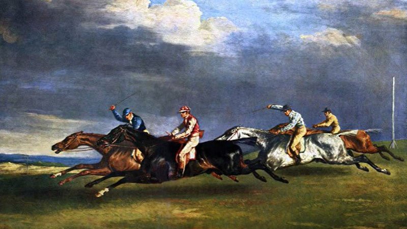 The 1821 Derby at Epsom – Théodore Géricault