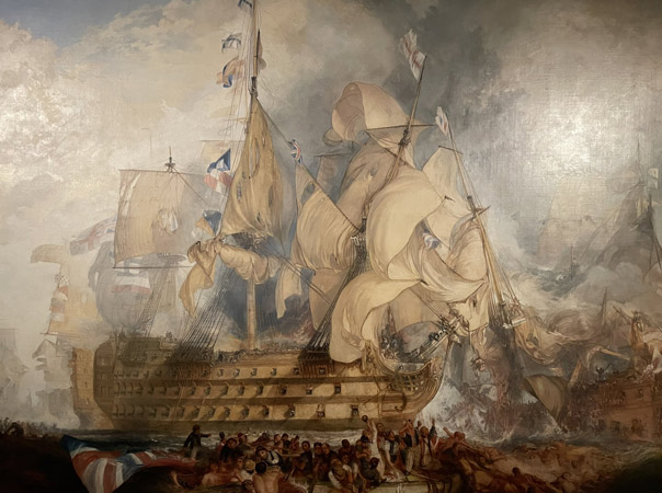 The Battle of Trafalgar – J. M. W. Turner