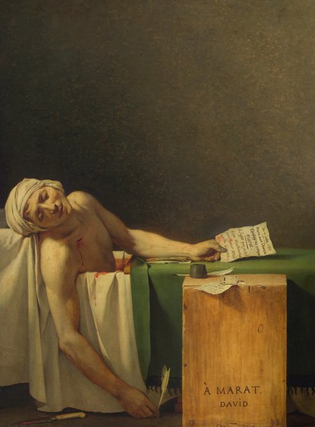 The Death of Marat – Jacques-Louis David