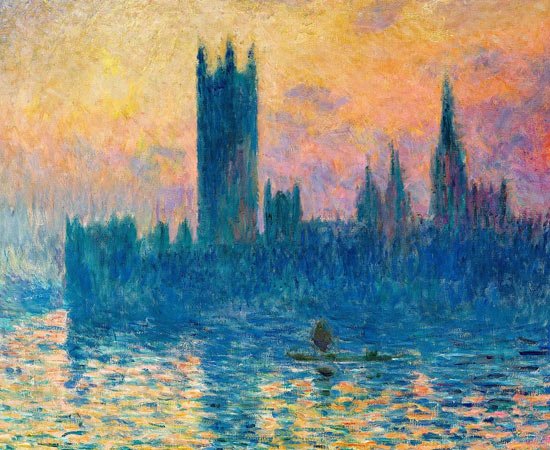  The Houses of Parliament, Sunset – Claude Monet