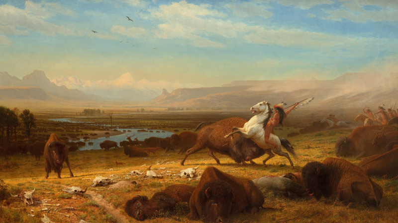The Last of the Buffalo – Albert Bierstadt