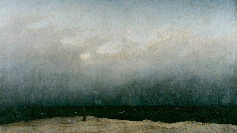  The Monk by the Sea – Caspar David Friedrich