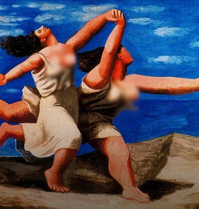 Two Women Running on the Beach – Pablo Picasso
