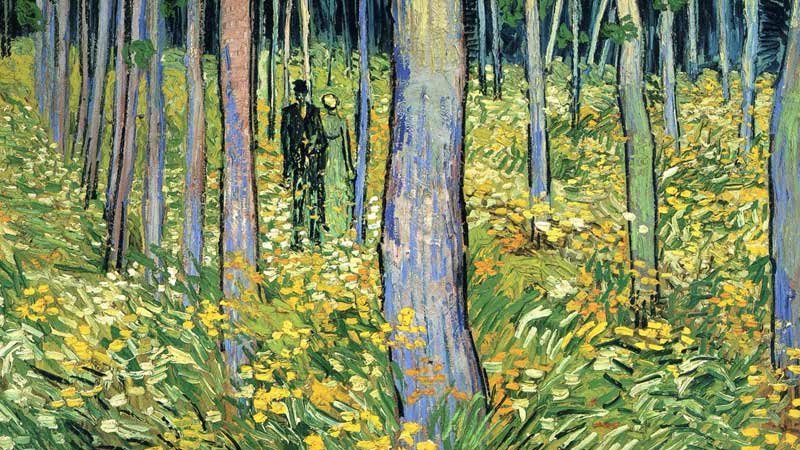  Undergrowth with Two Figures – Vincent van Gogh
