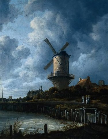 Windmill at Wijk bij Duurstede – Jacob van Ruisdael