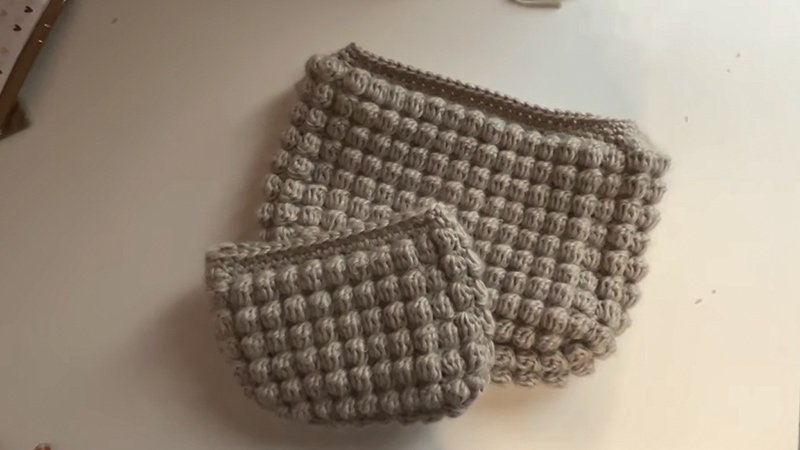 Bobble Clutch Bag