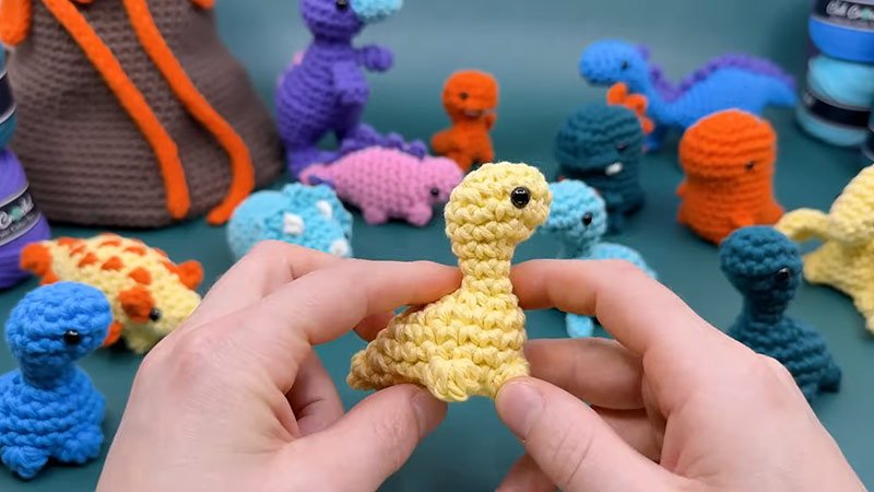 Brontosaurus Dinosaur Amigurumi