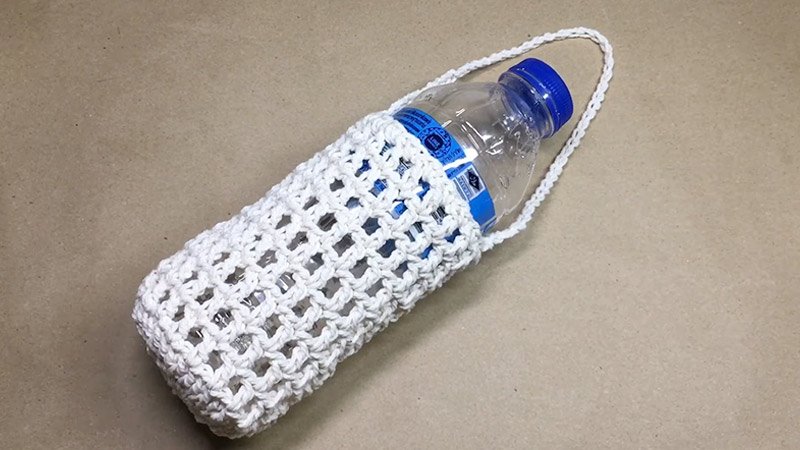 Easy Crochet Water Bottle Holder