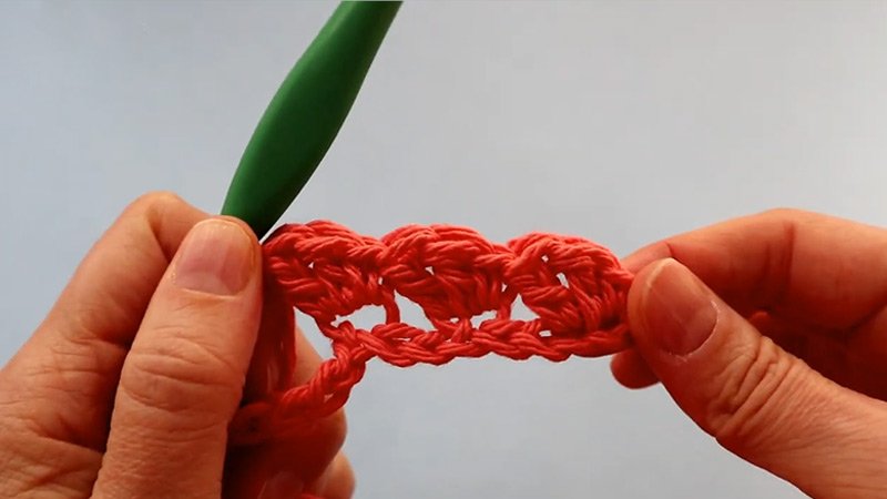 the first bobble into the fourth chain from your hook.