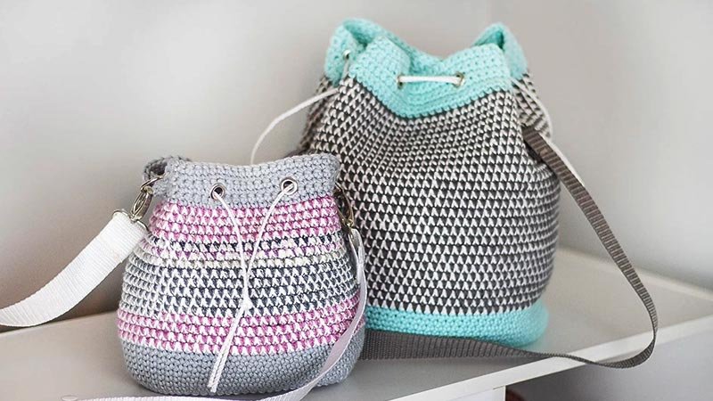 Mosaic Bucket Bag