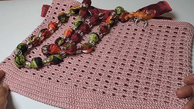 Summer Crochet Shoulder Bag