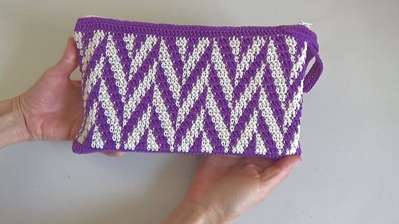 Tapestry Zipper Pouch  Finishing