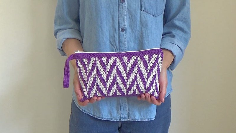 Tapestry Zipper Pouch