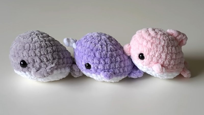 Whale Plushie Crochet Pattern