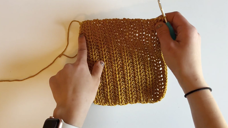 the Favorite Dishcloth Pattern Rows 4-31