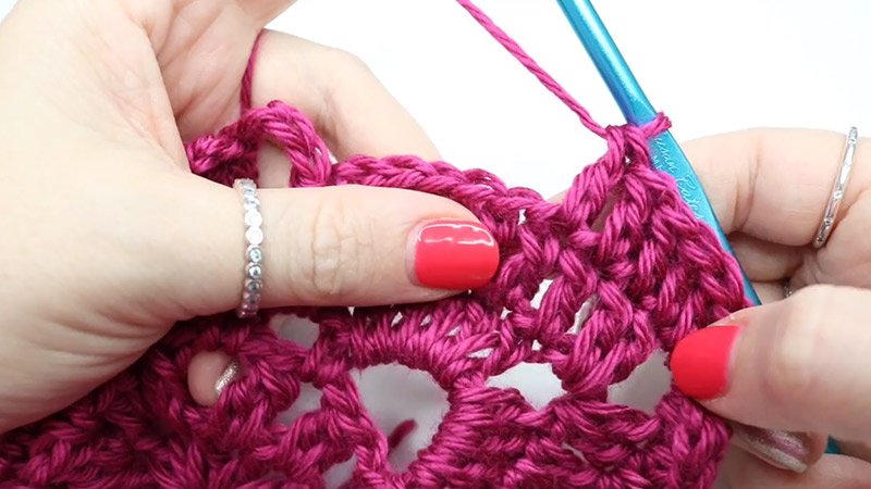 the Victorian Lattice Square Pattern Round 5