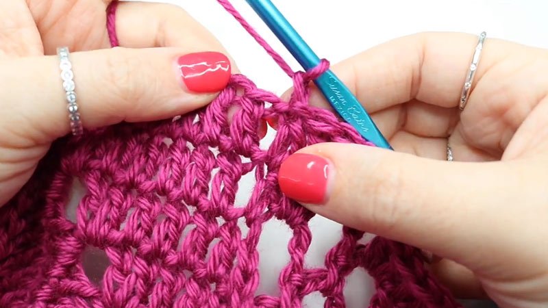 the Victorian Lattice Square Pattern Round 7