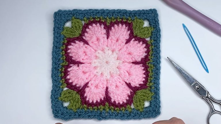 African flower pattern