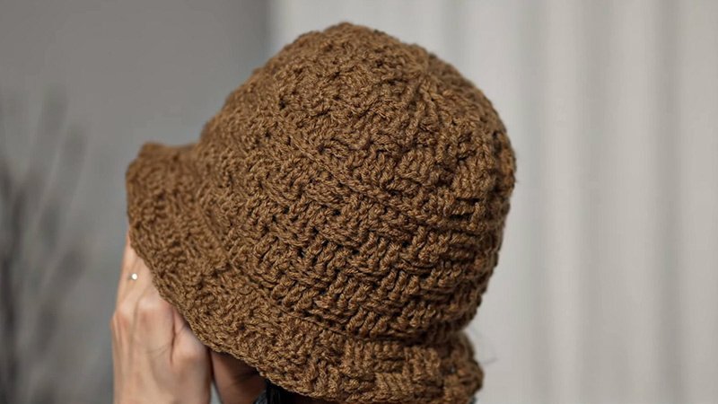Basketweave Bucket Hat