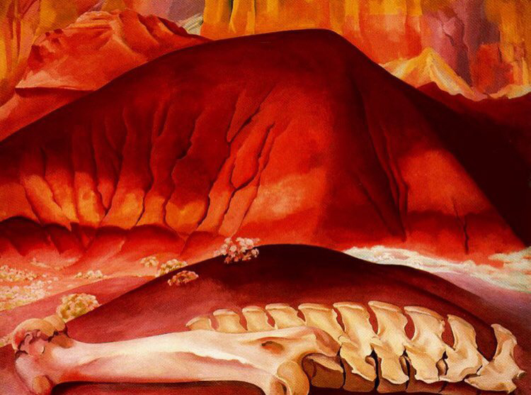 Red Hill and Bones – Georgia O’Keeffe
