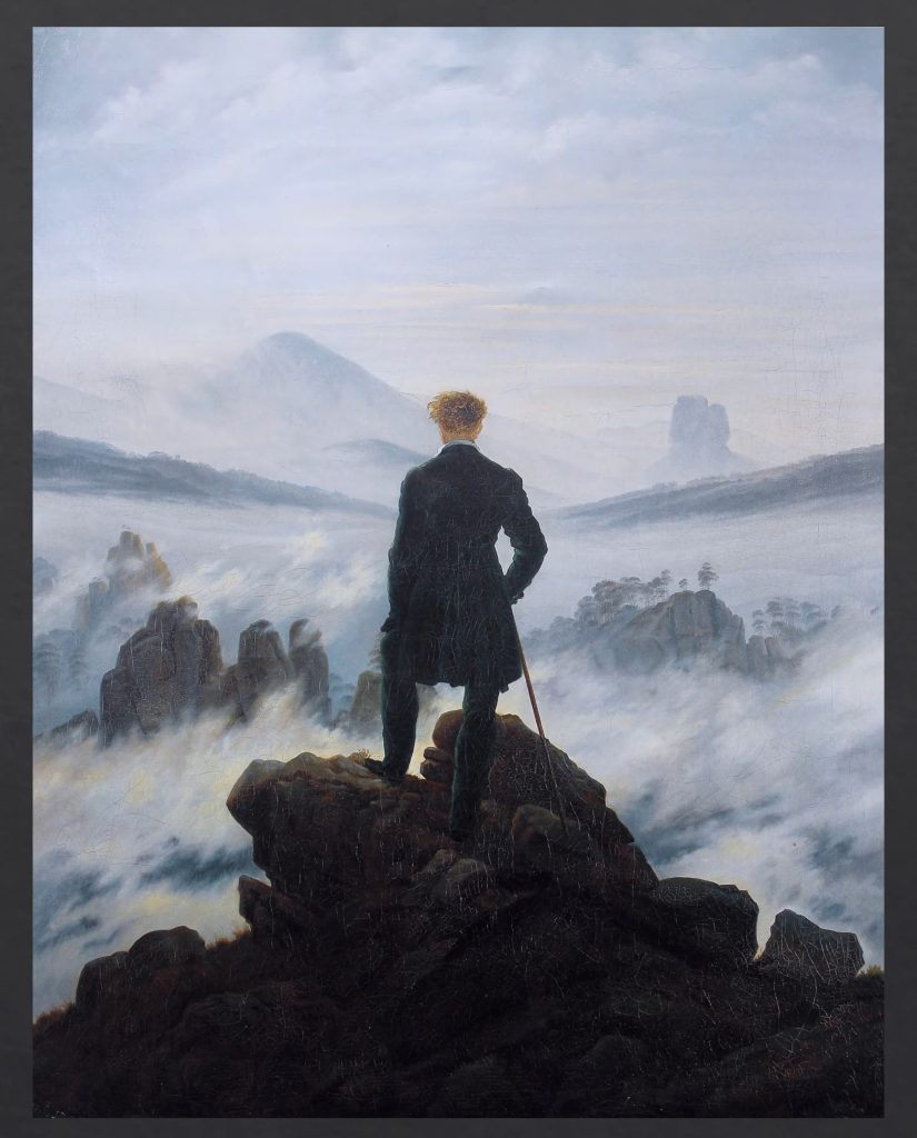 The Wanderer above the Sea of Fog – Caspar David Friedrich
