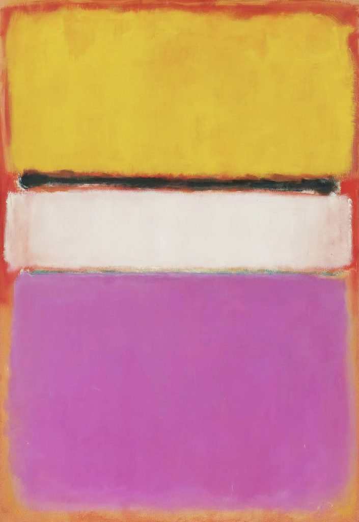 White Center (Yellow, Pink and Lavender on Rose) – Mark Rothko