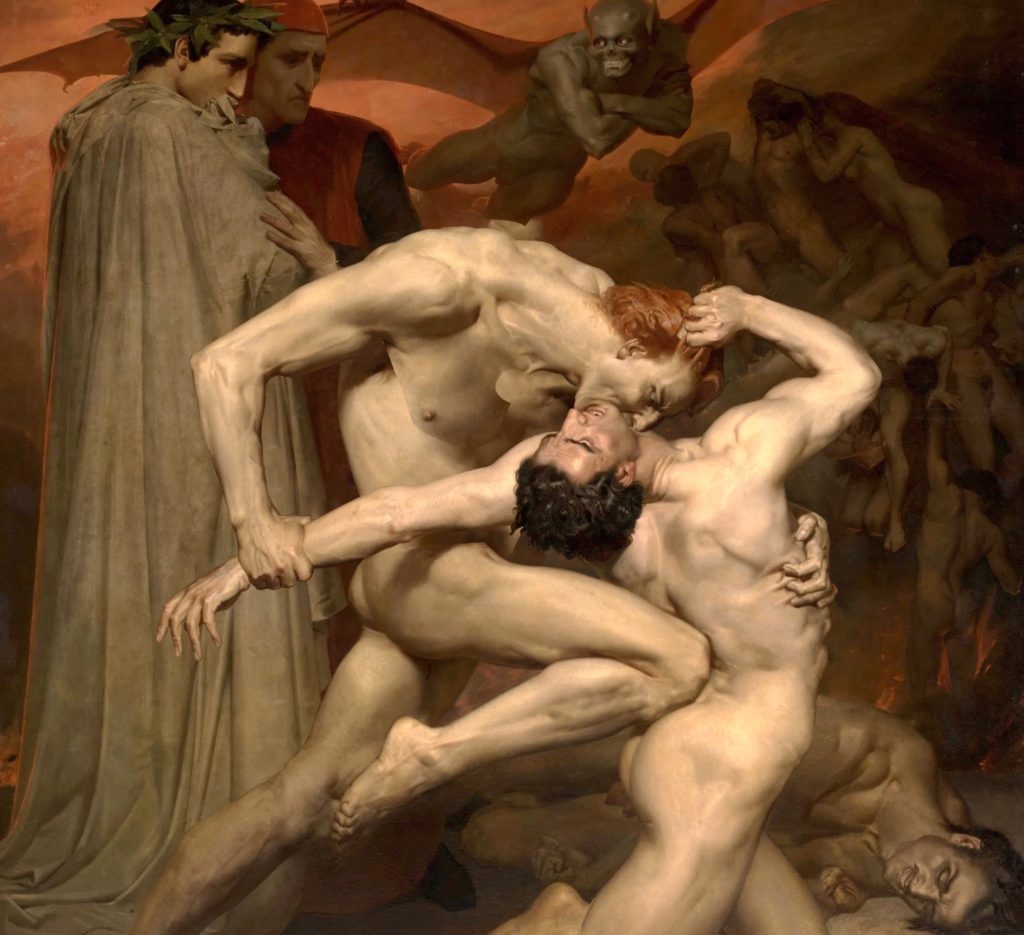 Dante And Virgil – William-Adolphe Bouguereau