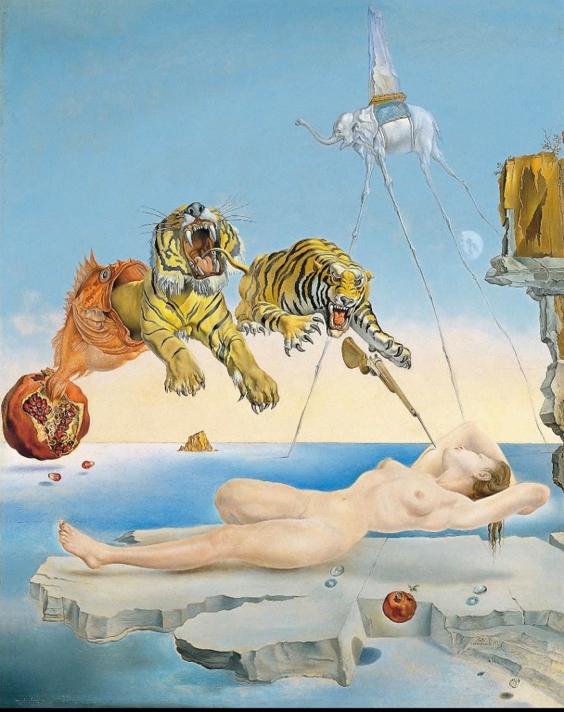 Dream Caused by the Flight of a Bee Around a Pomegranate a Second Before Awakening