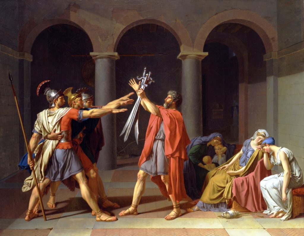 Oath of the Horatii – Jacques-Louis David
