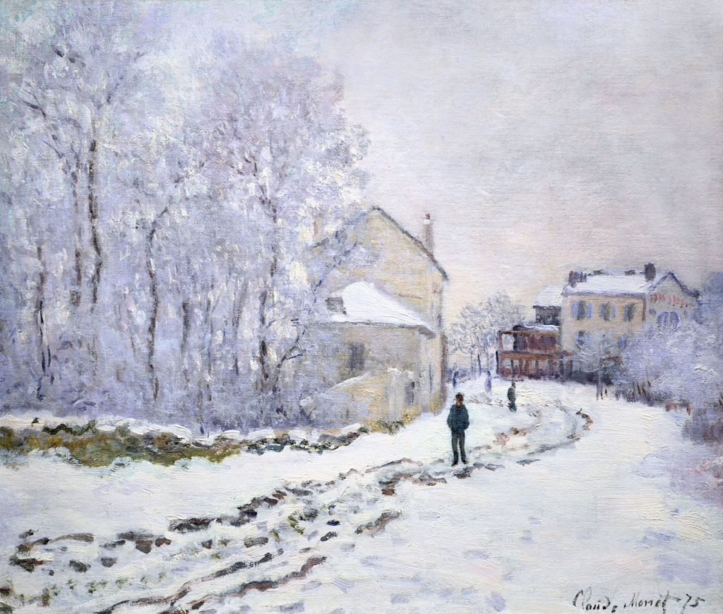 Snow at Argenteuil Claude Monet